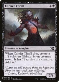 Carrier Thrall - The List Reprints - Magic: The Gathering card