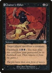 Chainer's Edict - The List Reprints - Magic: The Gathering card