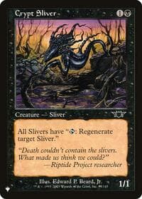 Crypt Sliver - The List Reprints - Magic: The Gathering card