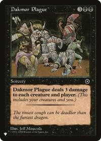 Dakmor Plague - The List Reprints - Magic: The Gathering card