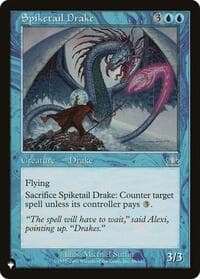 Spiketail Drake - The List Reprints - Magic: The Gathering card