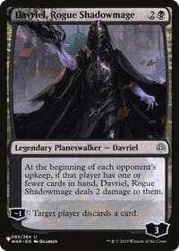 Davriel, Rogue Shadowmage - The List Reprints - Magic: The Gathering card