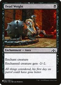 Dead Weight - The List Reprints - Magic: The Gathering card