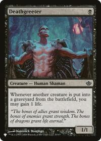 Deathgreeter - The List Reprints - Magic: The Gathering card