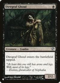 Diregraf Ghoul - The List Reprints - Magic: The Gathering card