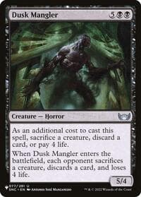 Dusk Mangler - The List Reprints - Magic: The Gathering card