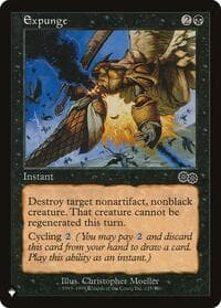 Expunge - The List Reprints - Magic: The Gathering card