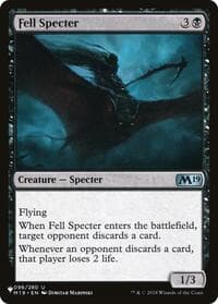 Fell Specter - The List Reprints - Magic: The Gathering card