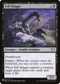 Fell Stinger - The List Reprints - Magic: The Gathering card