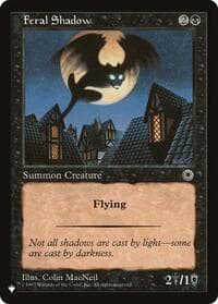 Feral Shadow - The List Reprints - Magic: The Gathering card