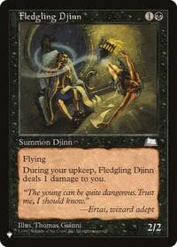 Fledgling Djinn - The List Reprints - Magic: The Gathering card