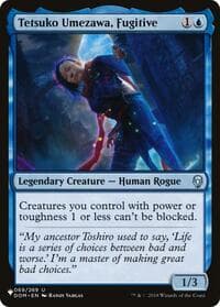 Tetsuko Umezawa, Fugitive (DOM) - The List Reprints - Magic: The Gathering card