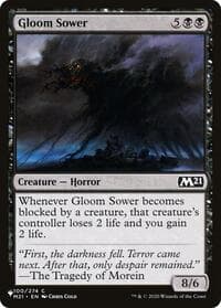 Gloom Sower - The List Reprints - Magic: The Gathering card