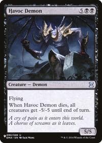Havoc Demon - The List Reprints - Magic: The Gathering card