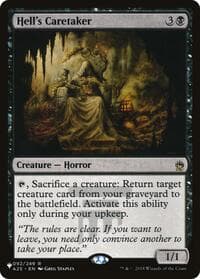 Hell's Caretaker - The List Reprints - Magic: The Gathering card