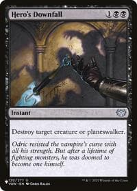 Hero's Downfall - The List Reprints - Magic: The Gathering card