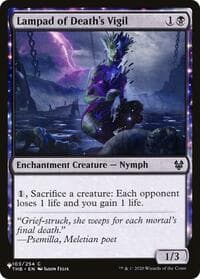 Lampad of Death's Vigil - The List Reprints - Magic: The Gathering card