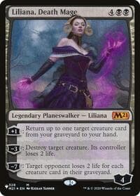 Liliana, Death Mage - The List Reprints - Magic: The Gathering card