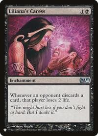 Liliana's Caress - The List Reprints - Magic: The Gathering card