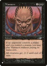 Massacre - The List Reprints - Magic: The Gathering card
