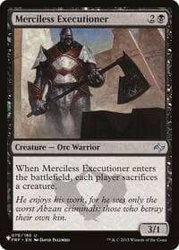 Merciless Executioner - The List Reprints - Magic: The Gathering card
