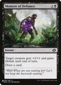 Moment of Defiance - The List Reprints - Magic: The Gathering card