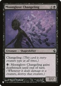 Moonglove Changeling - The List Reprints - Magic: The Gathering card