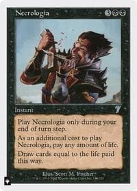 Necrologia - The List Reprints - Magic: The Gathering card