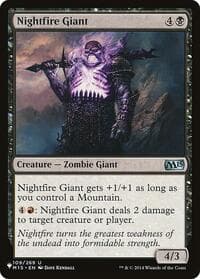 Nightfire Giant - The List Reprints - Magic: The Gathering card
