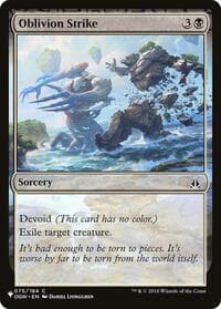 Oblivion Strike - The List Reprints - Magic: The Gathering card