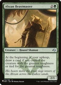 Abzan Beastmaster - The List Reprints - Magic: The Gathering card