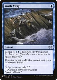Wash Away - The List Reprints - Magic: The Gathering card