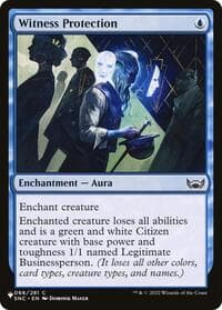Witness Protection - The List Reprints - Magic: The Gathering card