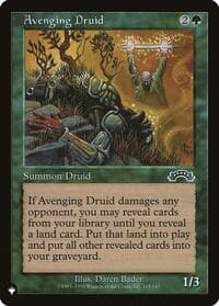 Avenging Druid - The List Reprints - Magic: The Gathering card
