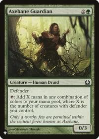Axebane Guardian - The List Reprints - Magic: The Gathering card