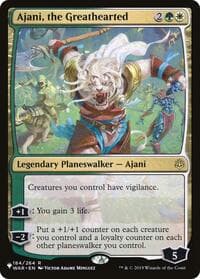 Ajani, the Greathearted - The List Reprints - Magic: The Gathering card