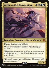 Alela, Artful Provocateur - The List Reprints - Magic: The Gathering card