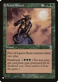 Beast Attack - The List Reprints - Magic: The Gathering card