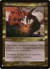 Backlash - The List Reprints - Magic: The Gathering card