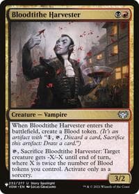 Bloodtithe Harvester - The List Reprints - Magic: The Gathering card