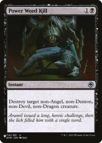 Power Word Kill - The List Reprints - Magic: The Gathering card