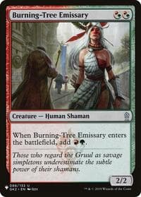 Burning-Tree Emissary - The List Reprints - Magic: The Gathering card