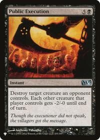 Public Execution - The List Reprints - Magic: The Gathering card