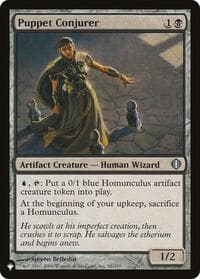 Puppet Conjurer - The List Reprints - Magic: The Gathering card