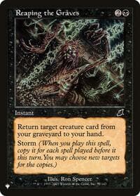 Reaping the Graves - The List Reprints - Magic: The Gathering card