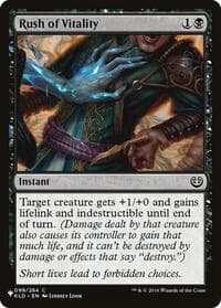 Rush of Vitality - The List Reprints - Magic: The Gathering card