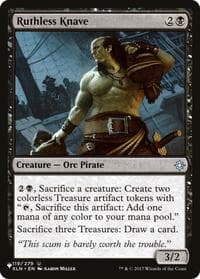 Ruthless Knave - The List Reprints - Magic: The Gathering card