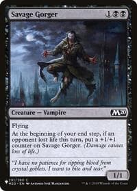 Savage Gorger - The List Reprints - Magic: The Gathering card