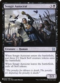 Sengir Autocrat - The List Reprints - Magic: The Gathering card