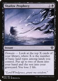 Shadow Prophecy - The List Reprints - Magic: The Gathering card